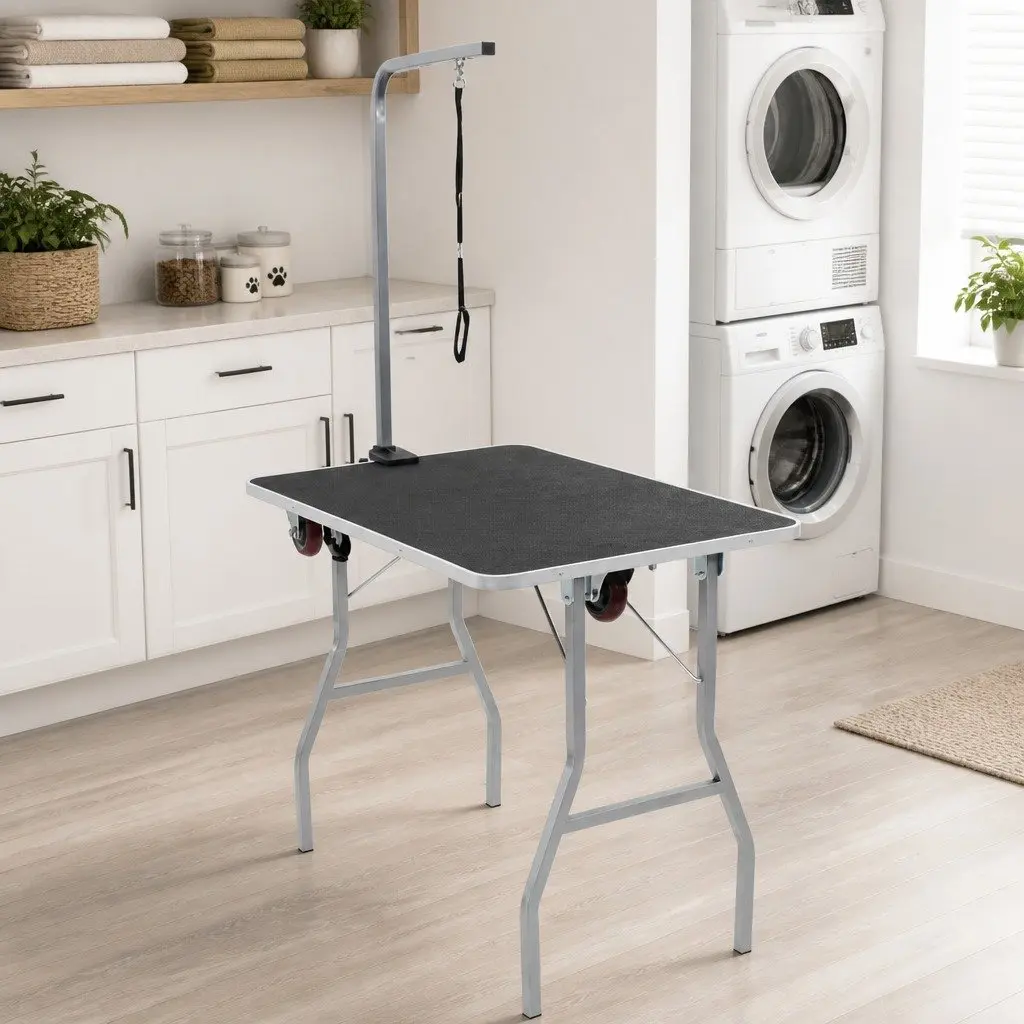 Portable Dog Grooming Table for Home Use