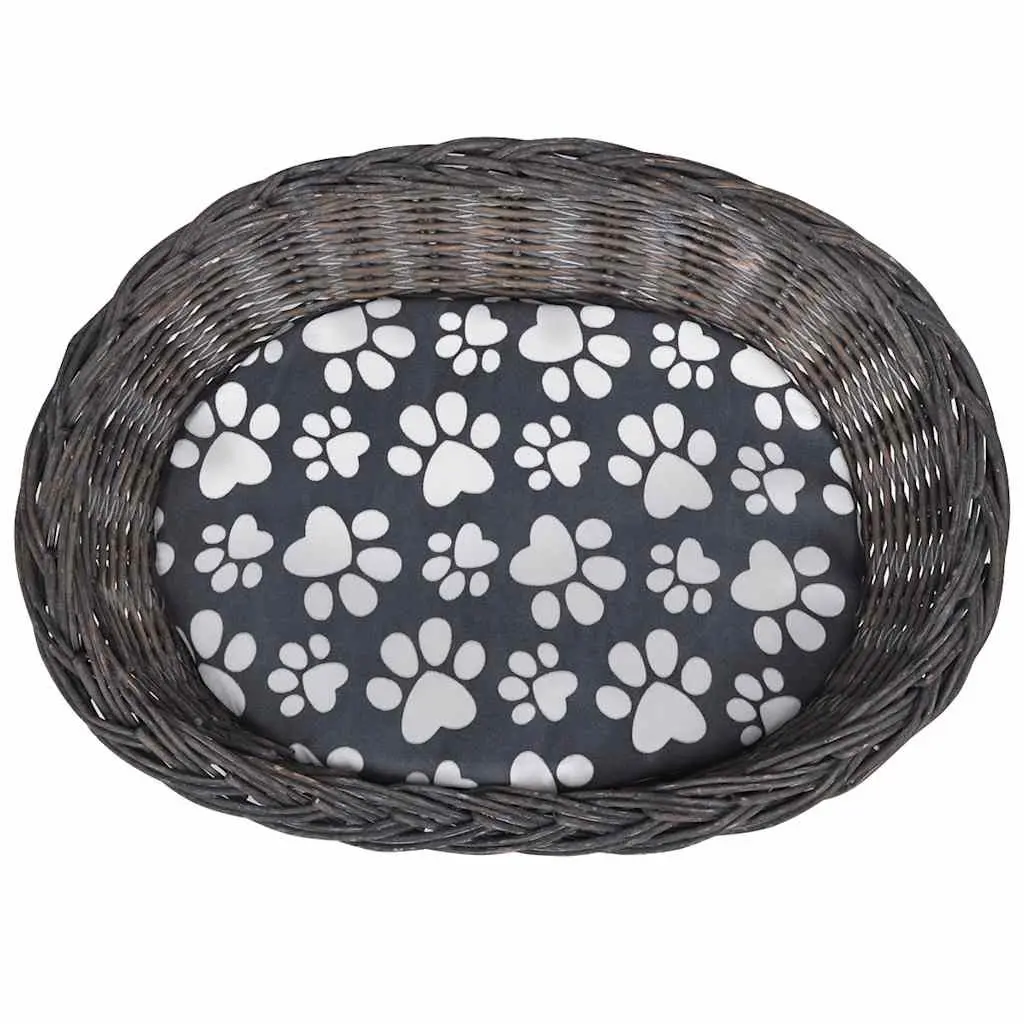 Grey Willow Cat Tree Pet House Bed Scratching Post with Cushion Indoor Outdoor