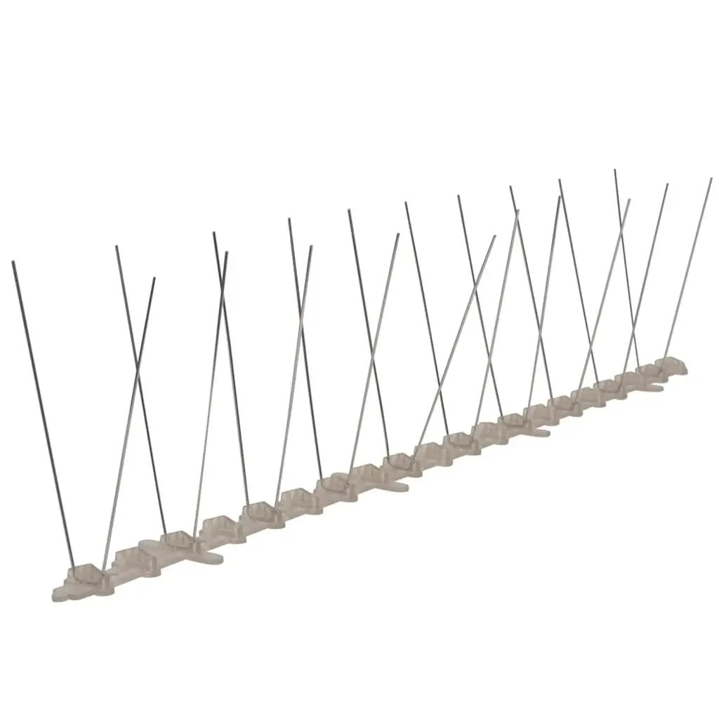 Bird Pigeon Spikes Repellent Plastic Garden Pest Control Set of 6 3m