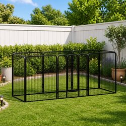 Friendly 8-Panel Dog Playpen 80x100cm for Your Home