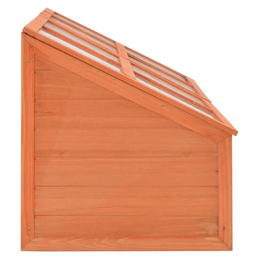 Wooden Garden Greenhouse Cold Frame Hinged Lid 180x57x62cm