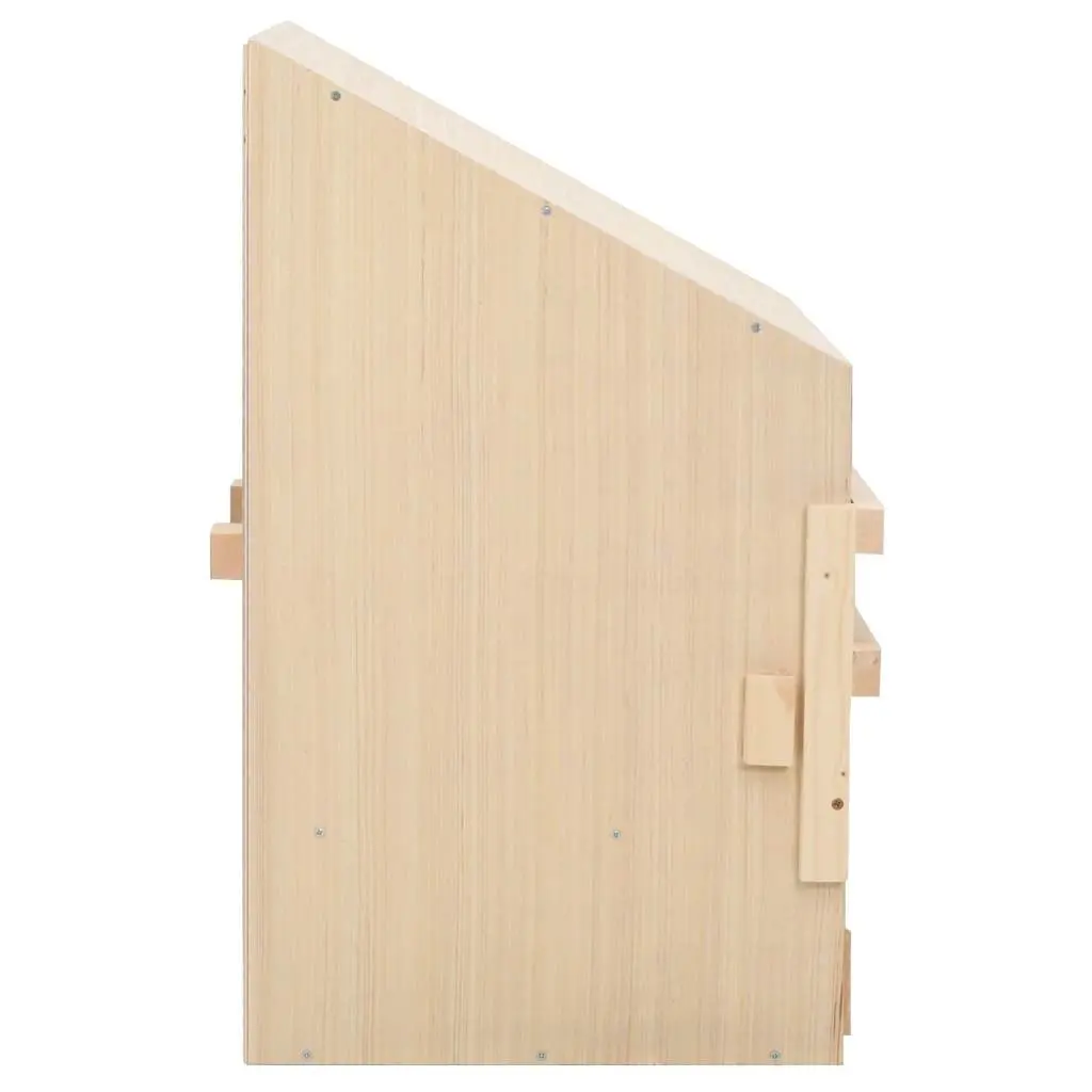 Wooden Chicken Laying Nest Box 2 Compartments Large Size
