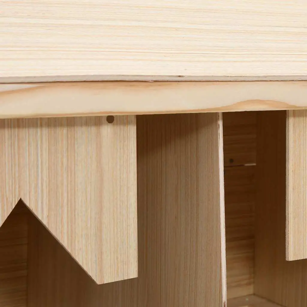 Wooden Chicken Laying Nest Box 2 Compartments Large Size