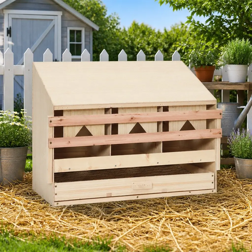 Chicken Nesting Box for Easy Egg Collection