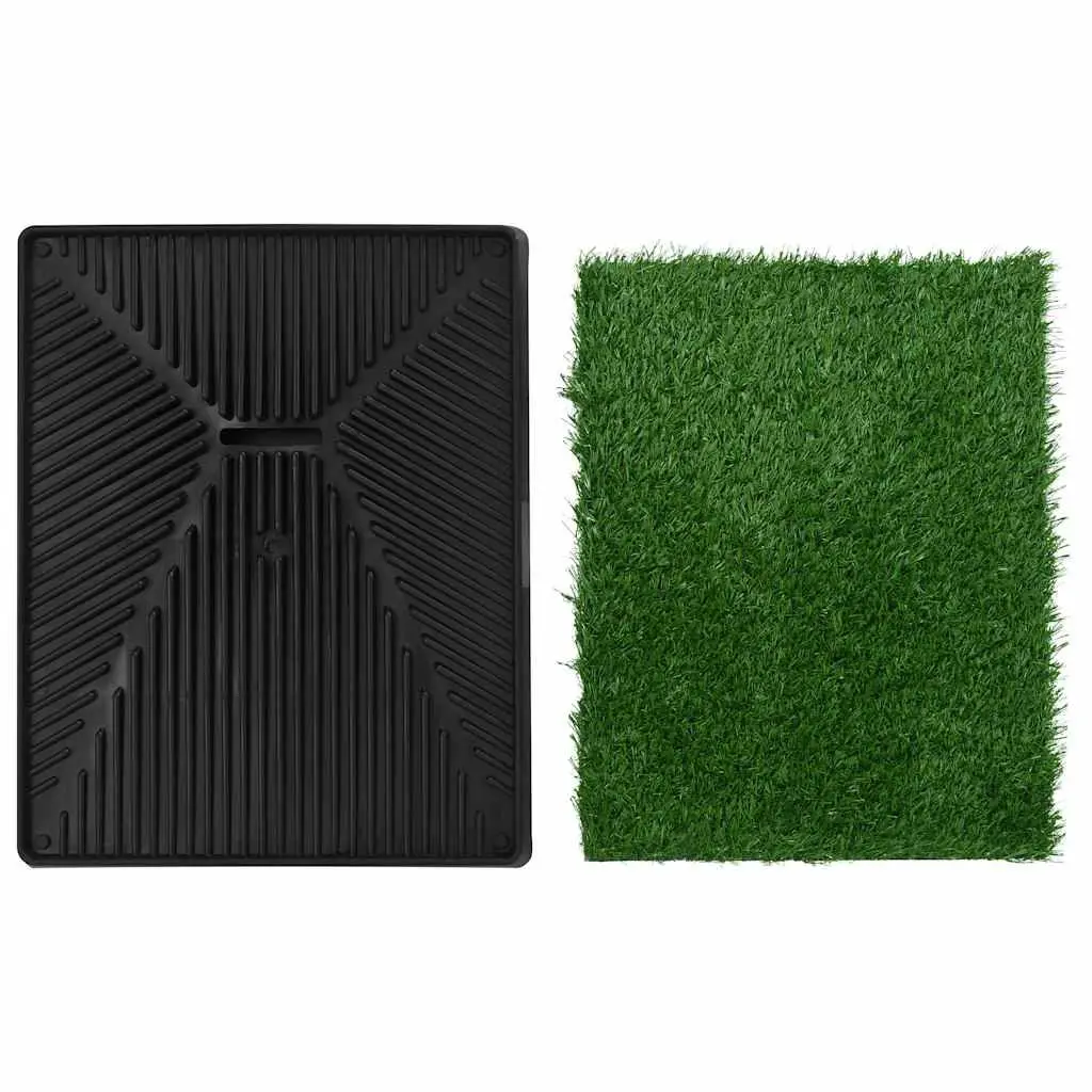 Pet Toilet Training Pad Artificial Grass Mat Indoor Potty 2 Pack
