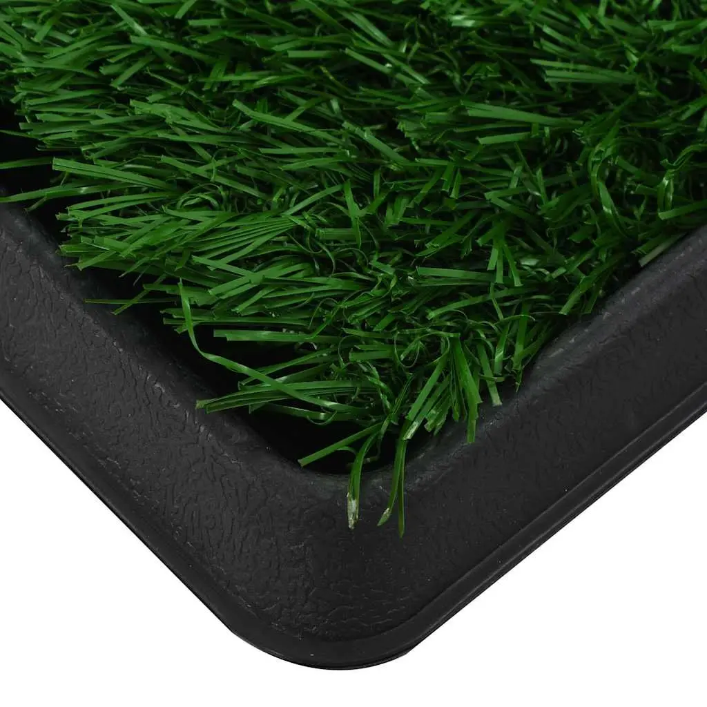 Pet Training Toilet Pad Artificial Turf Tray Indoor Potty Mat for Dogs 64 x 51 cm