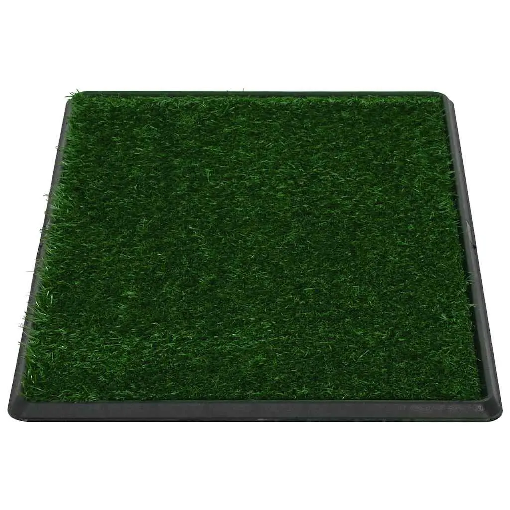 Indoor Pet Toilet with Turf Grass Mat and Integrated Tray 2 Pack
