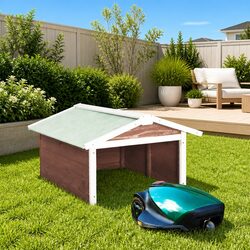 Protect Your Lawn Mower with This Attractive Garage Cover