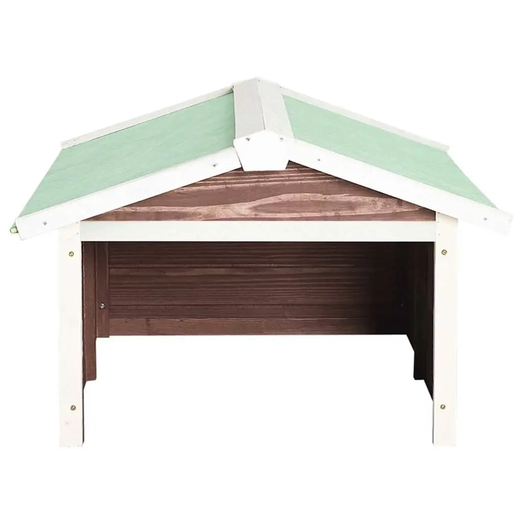 Robotic Lawn Mower Garage Wooden Shelter Outdoor Protection 72x87x50cm