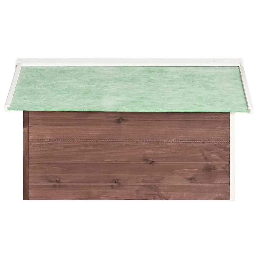 Robotic Lawn Mower Garage Wooden Shelter Outdoor Protection 72x87x50cm