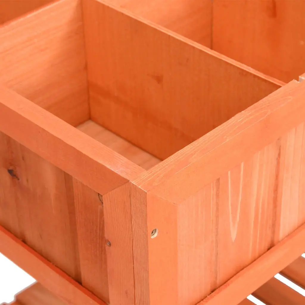 Wooden Herb Planter Garden Raised Outdoor Pots Balcony Patio Flowers Growing Box