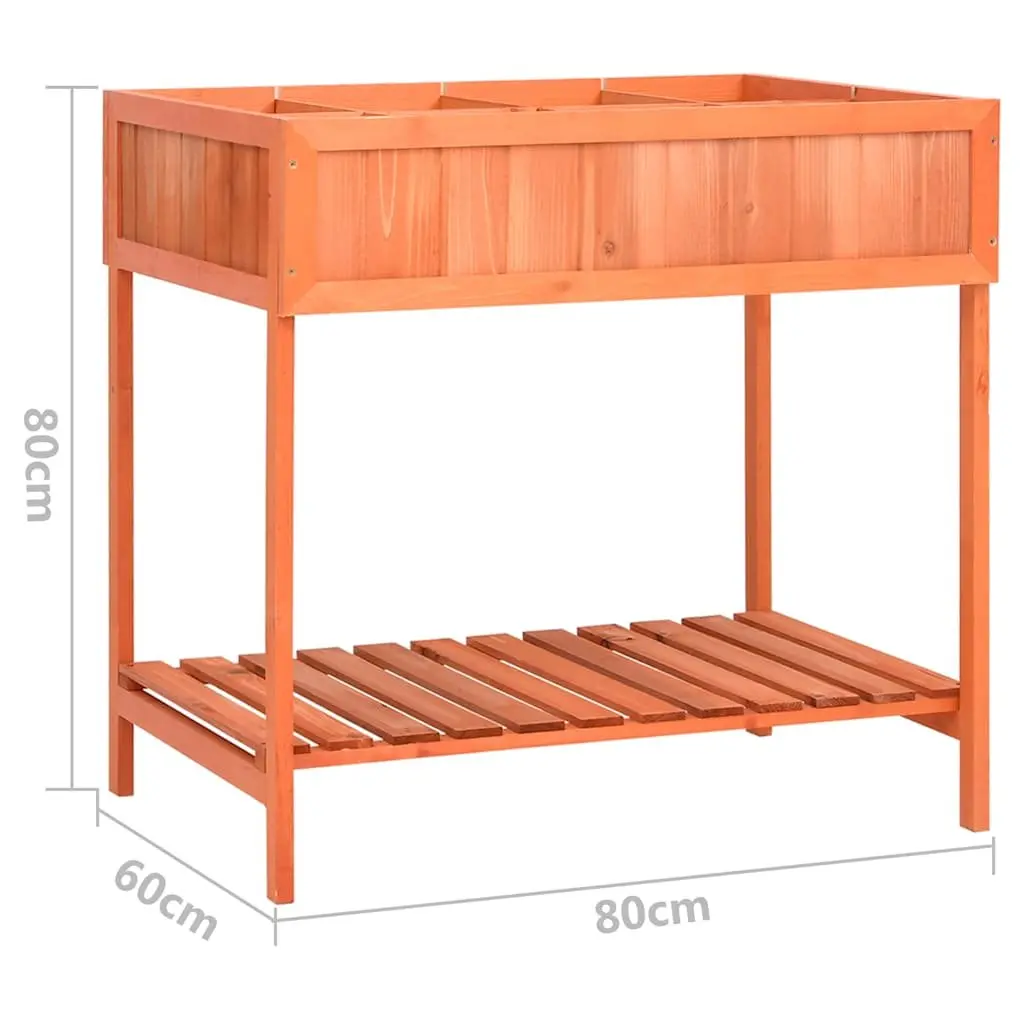 Wooden Herb Planter Garden Raised Outdoor Pots Balcony Patio Flowers Growing Box