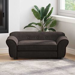 Your Pet's New Favorite Brown Plush Sofa