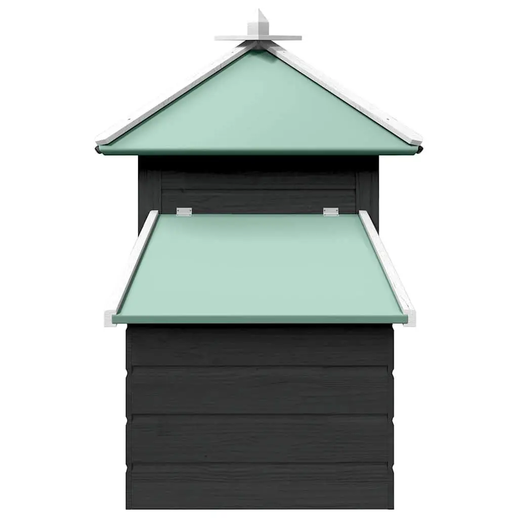 Wooden Chicken Coop Large Run with Nesting Box 190 x 72 x 102 cm