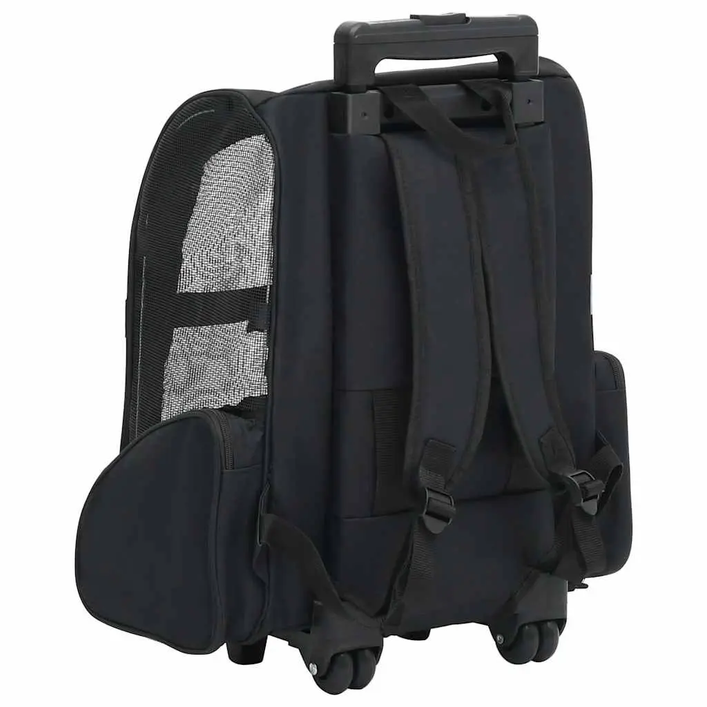 Foldable Pet Trolley Lightweight Ventilated Carrier Backpack Handbag for Small Dogs
