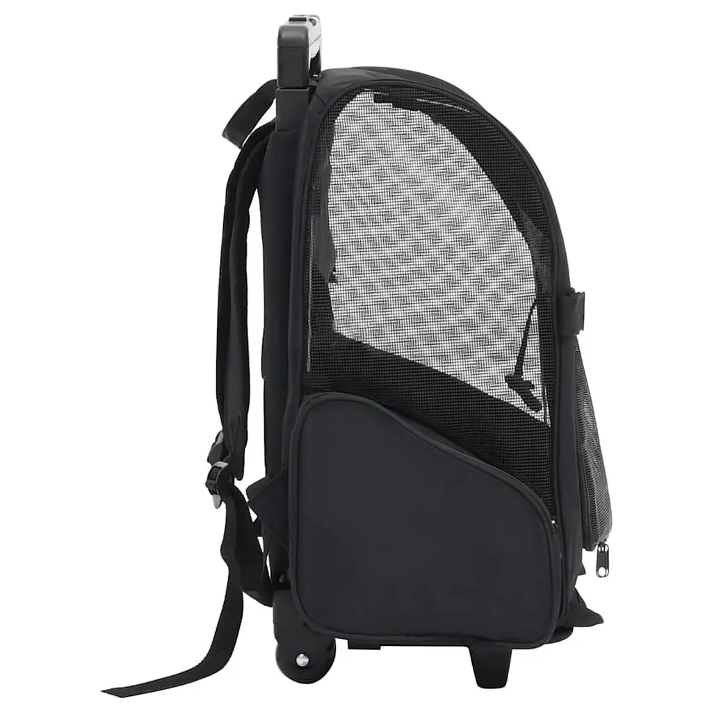 Foldable Pet Trolley Lightweight Ventilated Carrier Backpack Handbag for Small Dogs