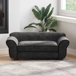 Your Pet's Cozy Black Sofa Bed – Perfect for Small Animals