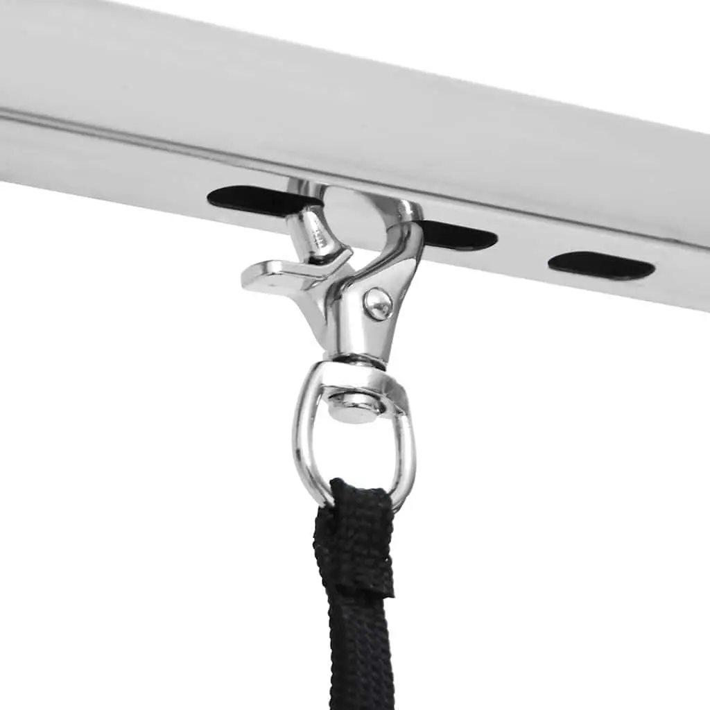 Dog Grooming Table Adjustable Height Stainless Steel Arm Foldable