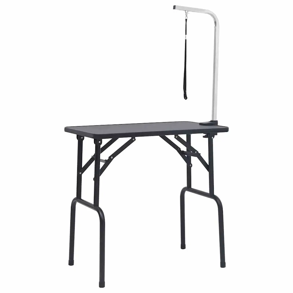 Dog Grooming Table Adjustable Height Foldable Pet Groomer Stainless Steel Arm