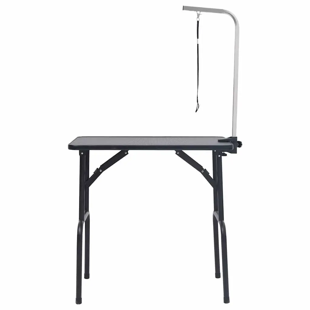 Dog Grooming Table Adjustable Height Foldable Pet Groomer Stainless Steel Arm