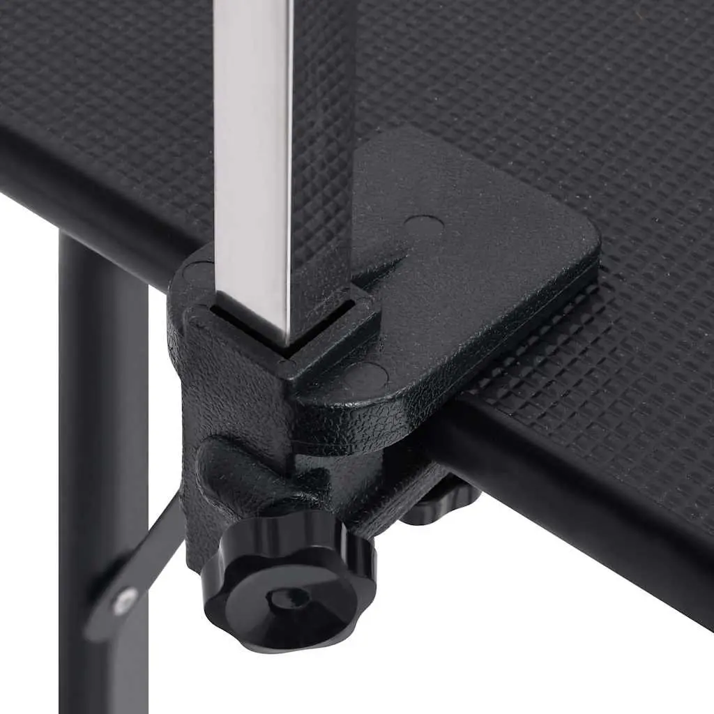 Dog Grooming Table Adjustable Height Foldable Non-Slip Tabletop Steel Legs
