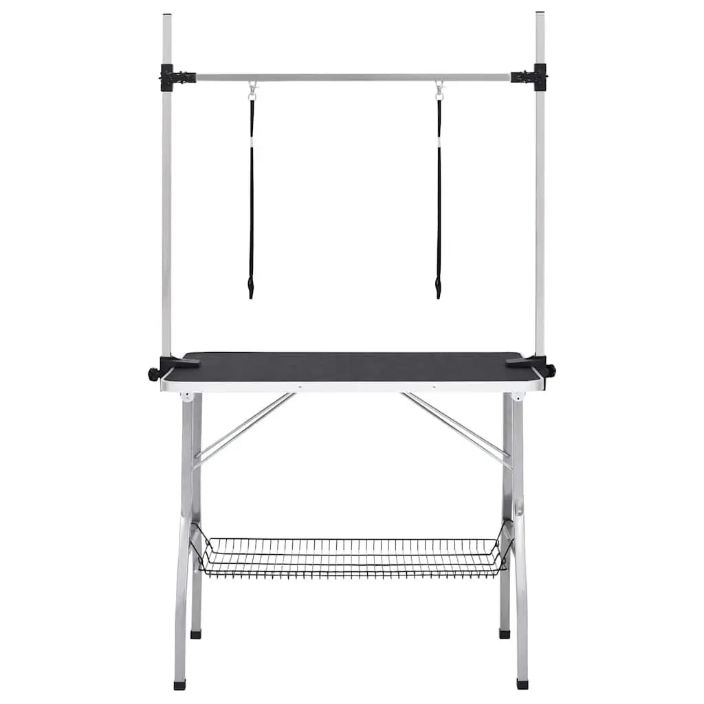 Dog Grooming Table Adjustable Height Foldable Non-Slip Tabletop