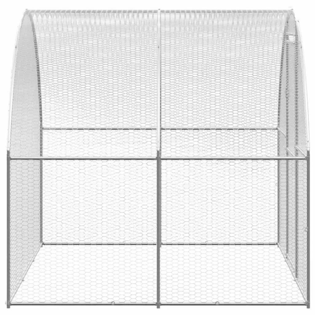 Outdoor Chicken Coop Galvanised Steel 3x2x2m Poultry Run Enclosure