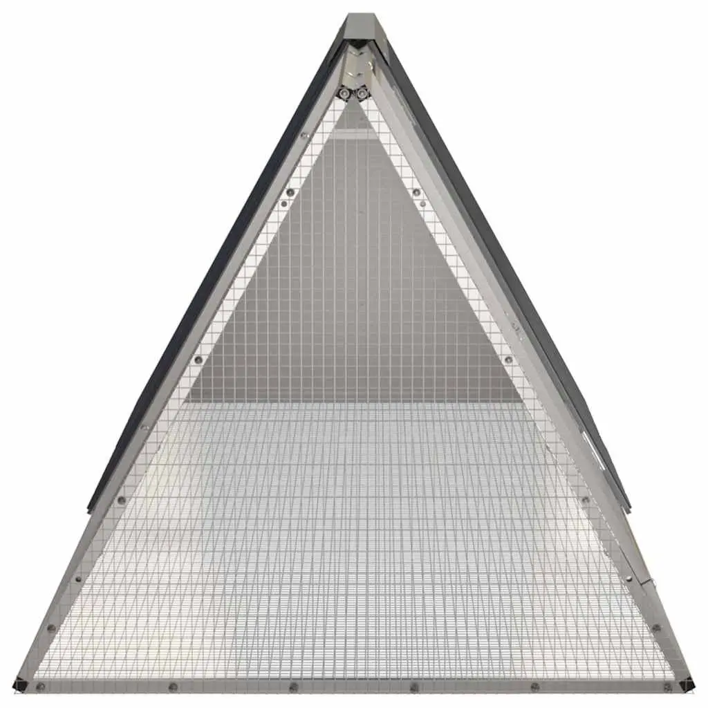 Rabbit Cage Galvanised Steel Anthracite Small Animal Enclosure 2015 x 805 x 710 mm