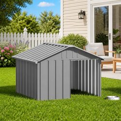 Your Dog’s Shelter: A Grey House Built for Comfort