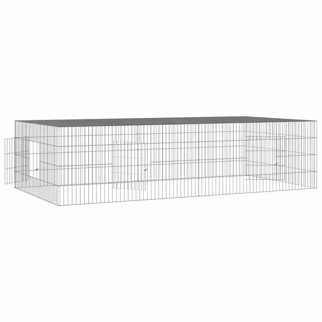 Rabbit Cage 2-Panel Small Animal Hutch Playpen Run Pet Housing Enclosure