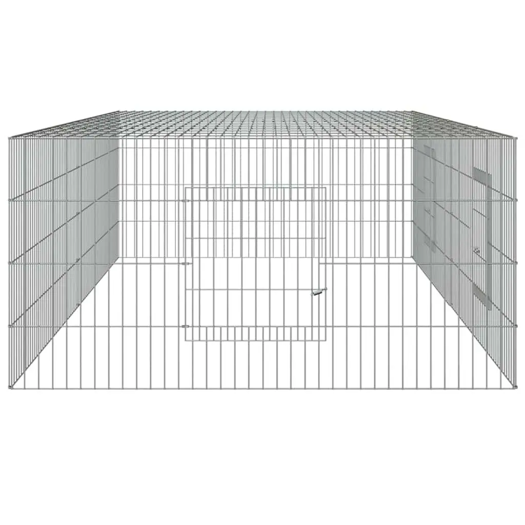 Rabbit Cage 2-Panel Small Animal Hutch Playpen Run Pet Housing Enclosure