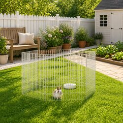 Friendly 6-Panel Enclosure for Your Small Pets