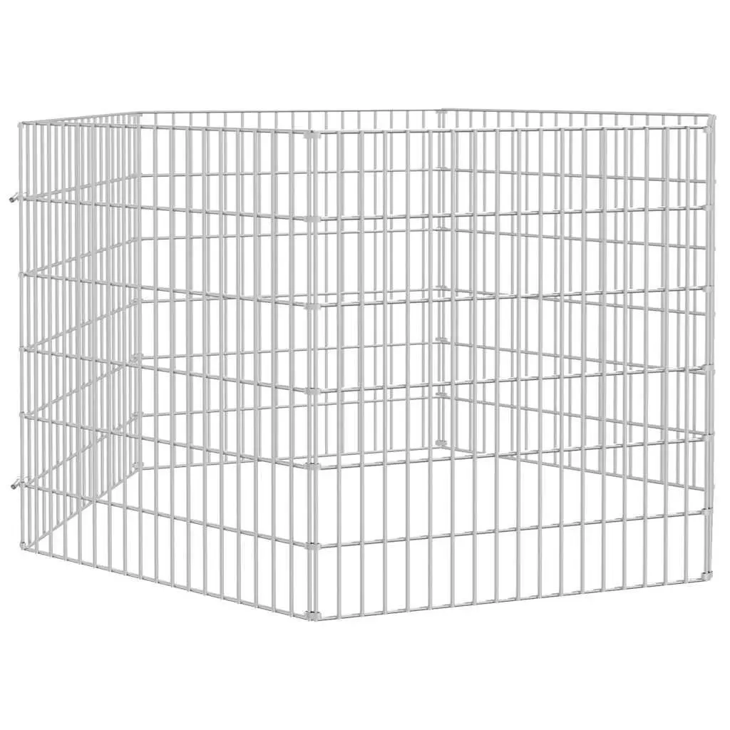 Small Animal Enclosure Modular 6-Panel Pet Pen Play Pen for Rabbits Guinea Pigs
