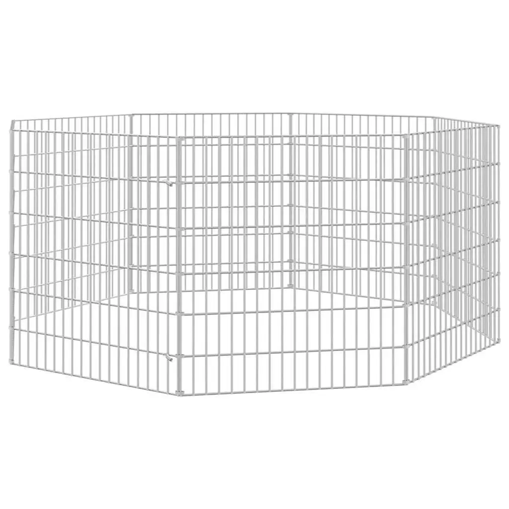 Small Animal Enclosure 8-Panel Pet Pen Rabbit Guinea Pig Run Cage Exercise