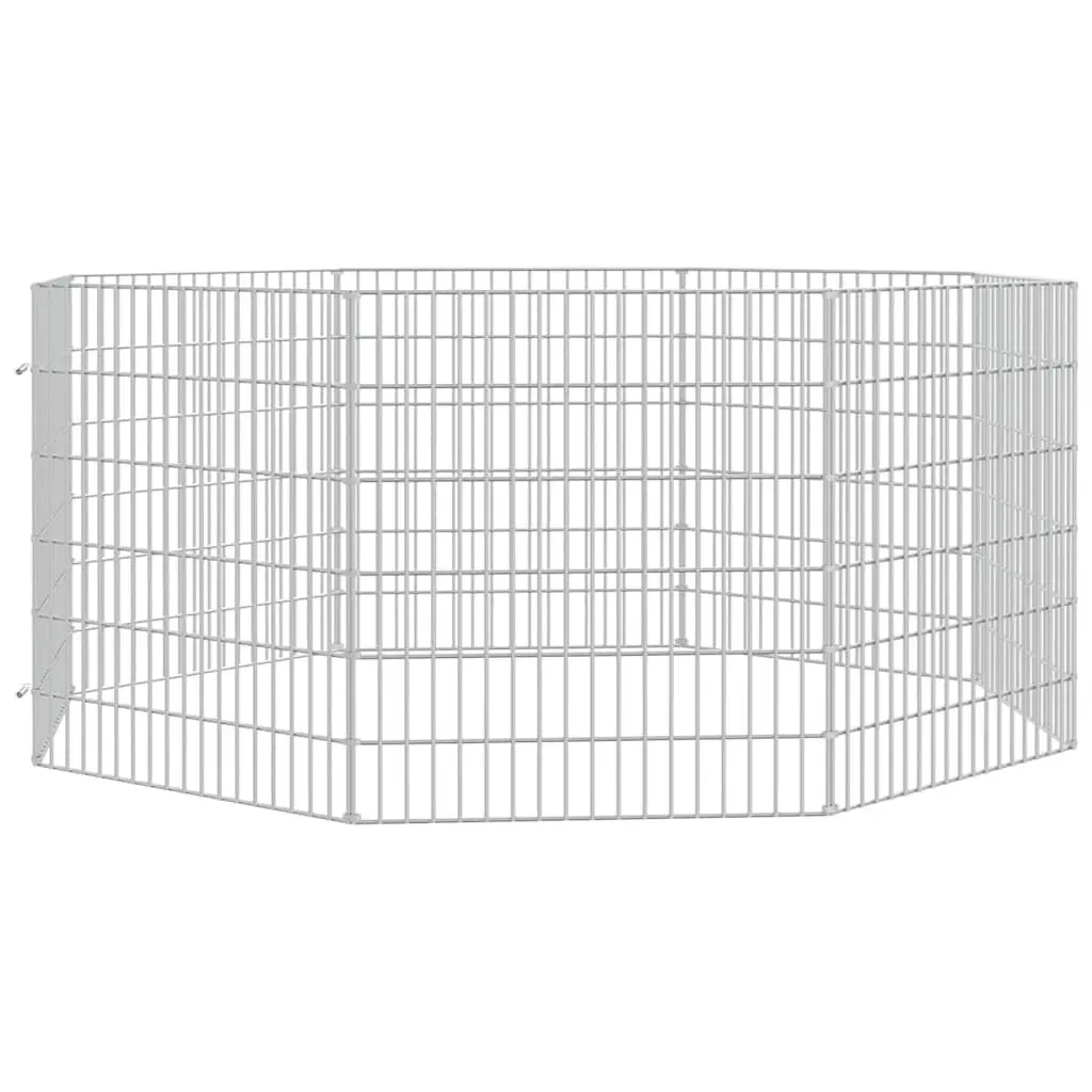 Small Animal Enclosure 8-Panel Pet Pen Rabbit Guinea Pig Run Cage Exercise