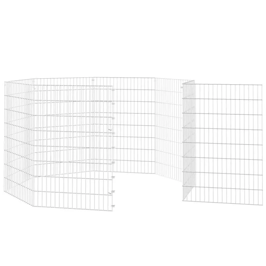 Small Animal Enclosure 8-Panel Pet Pen Playpen Exercise Run Cage Indoor Outdoor