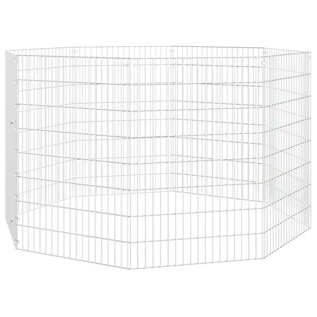 Small Animal Enclosure 8-Panel Pet Pen Playpen Exercise Run Cage Indoor Outdoor