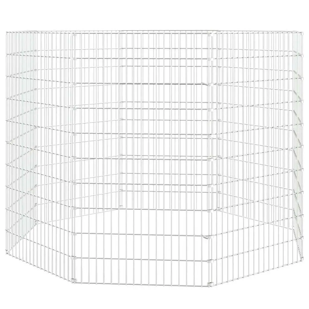 Small Animal Enclosure 8-Panel Pet Run Cage Exercise Playpen Portable Outdoor