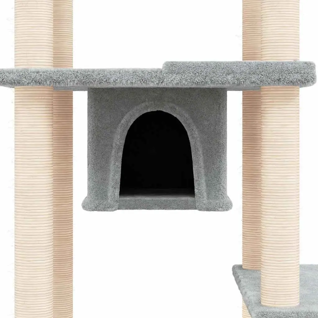 Cat Tree Multi-Level 176cm Grey