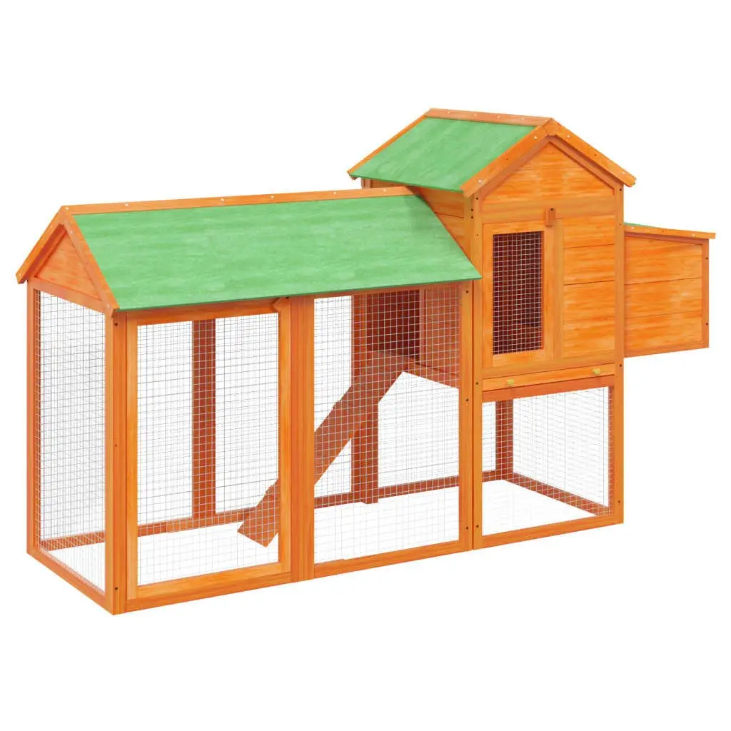 Chicken Coop with Nesting Box and Ramp