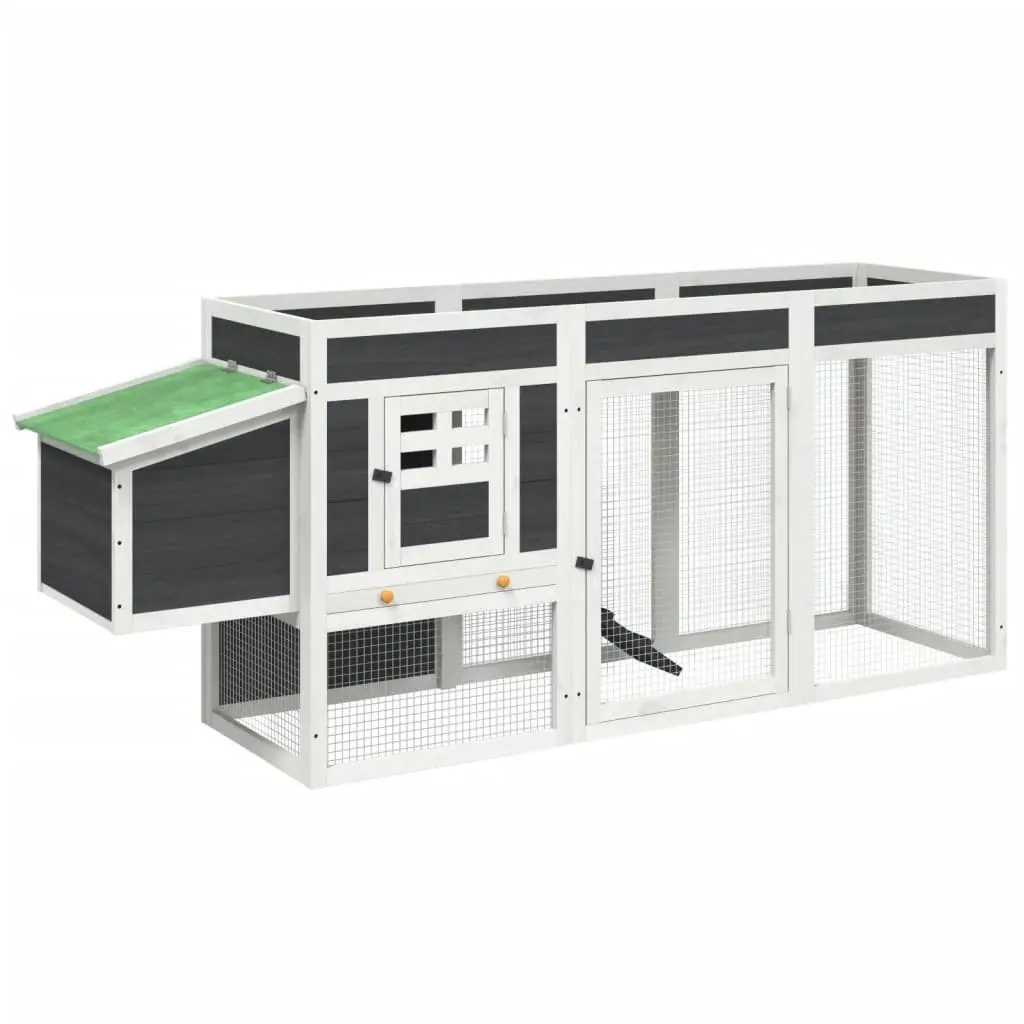 Chicken Coop with Nesting Box for Small Pets