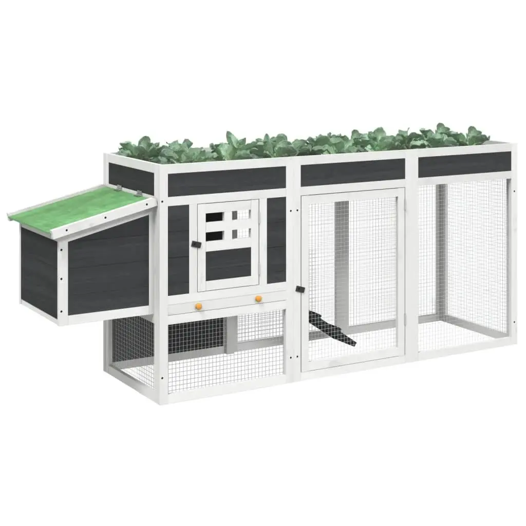 Chicken Coop with Nesting Box for Small Pets