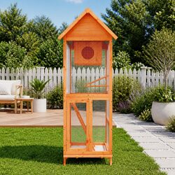 Friendly Wooden Bird Aviary: Perfect for Your Birds