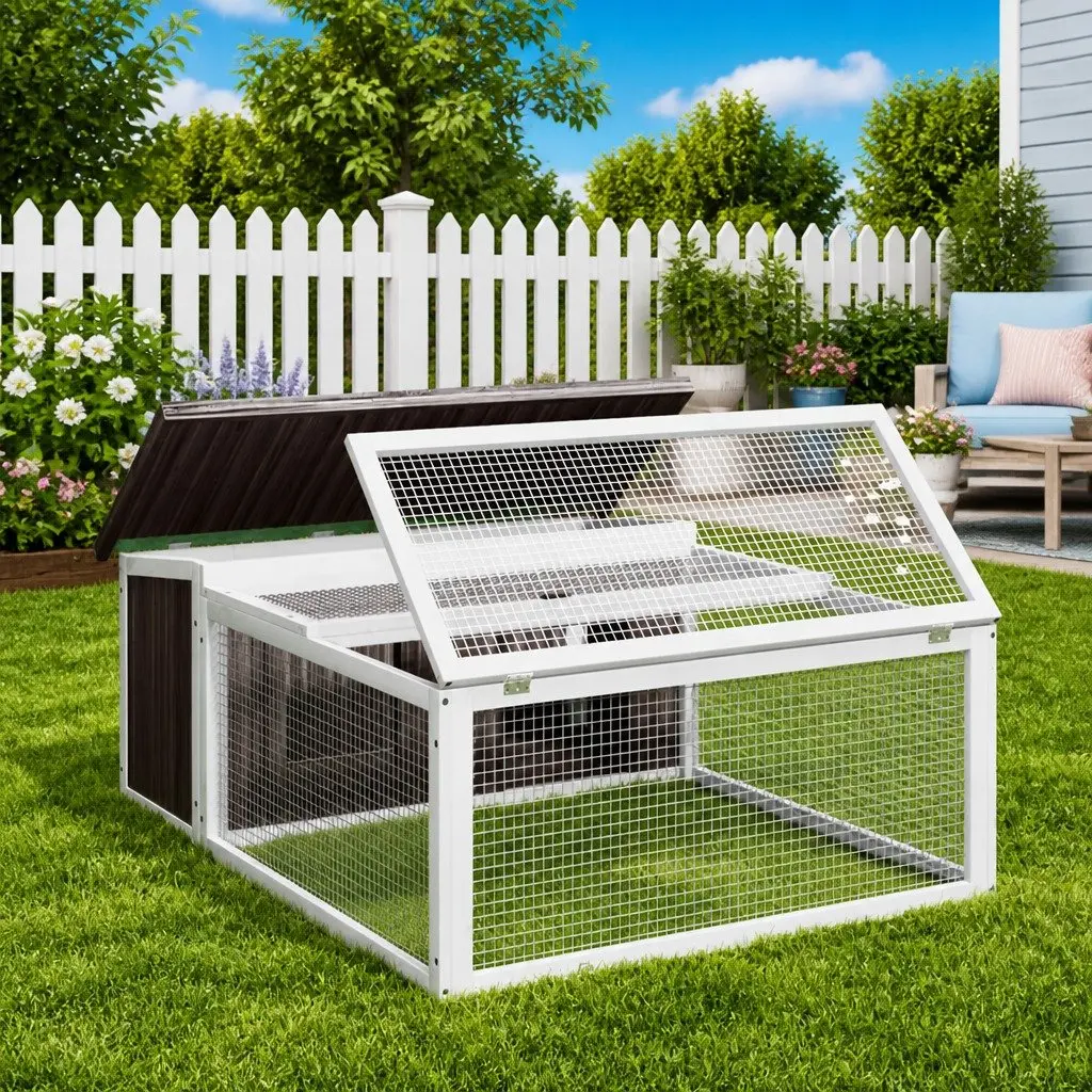Grey Rabbit Hutch