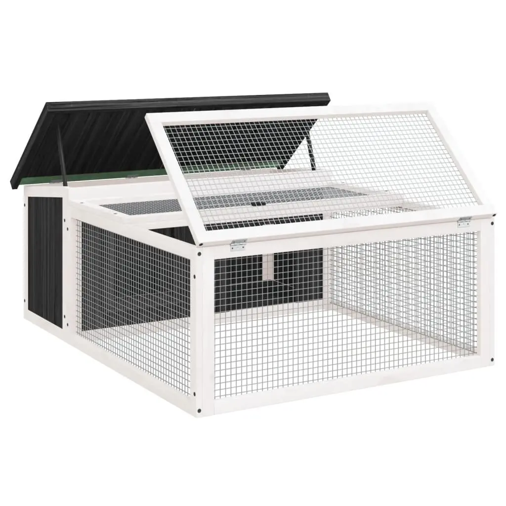 Grey Rabbit Hutch