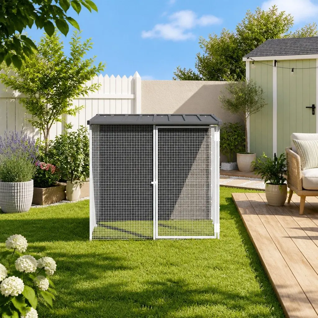 Chicken Cage with Roof for Small Animals
