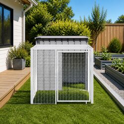 Friendly Chicken Cage with Run – Perfect for Your Chickens
