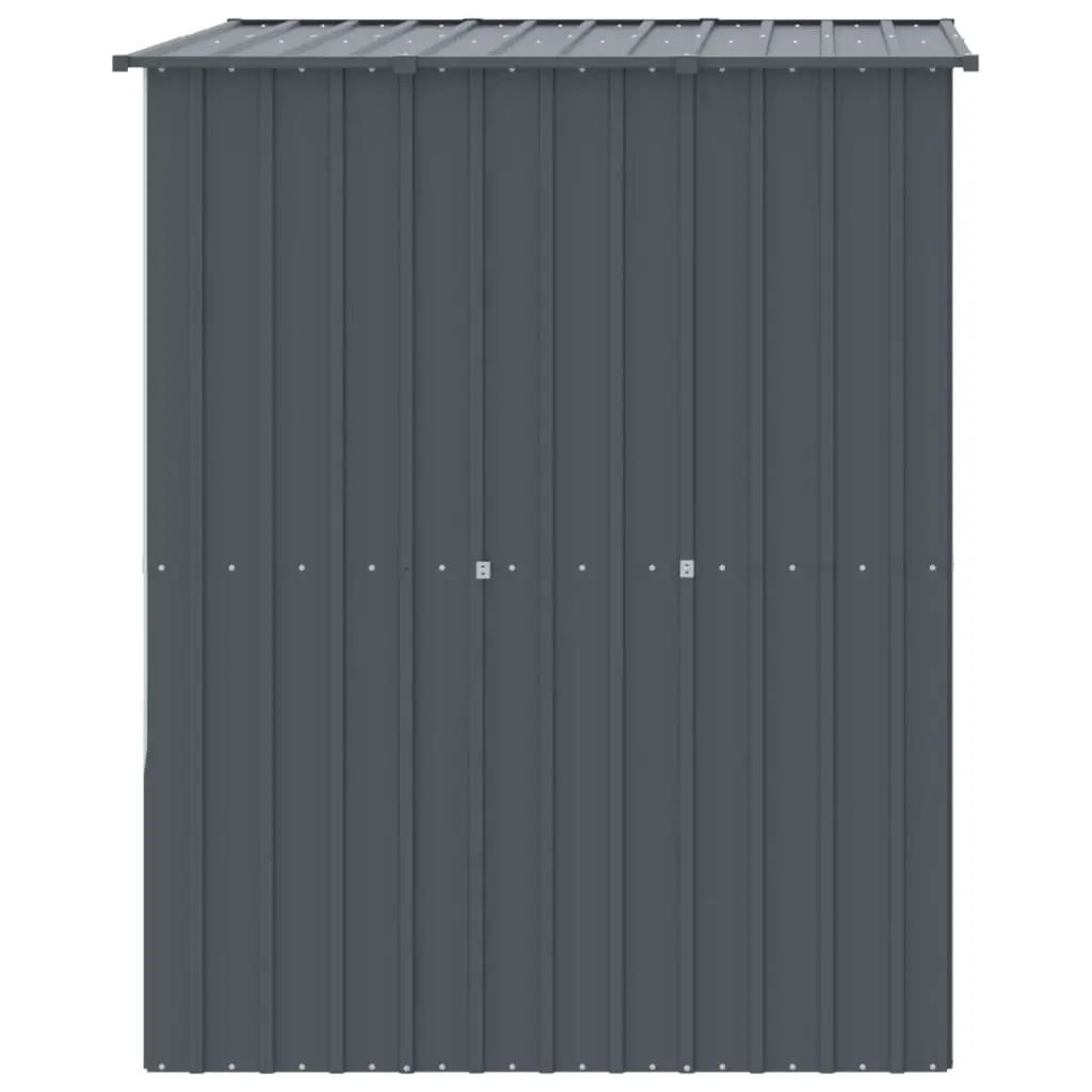 Dog House with Roof Galvanised Steel Anthracite 165 x 153 x 181 cm