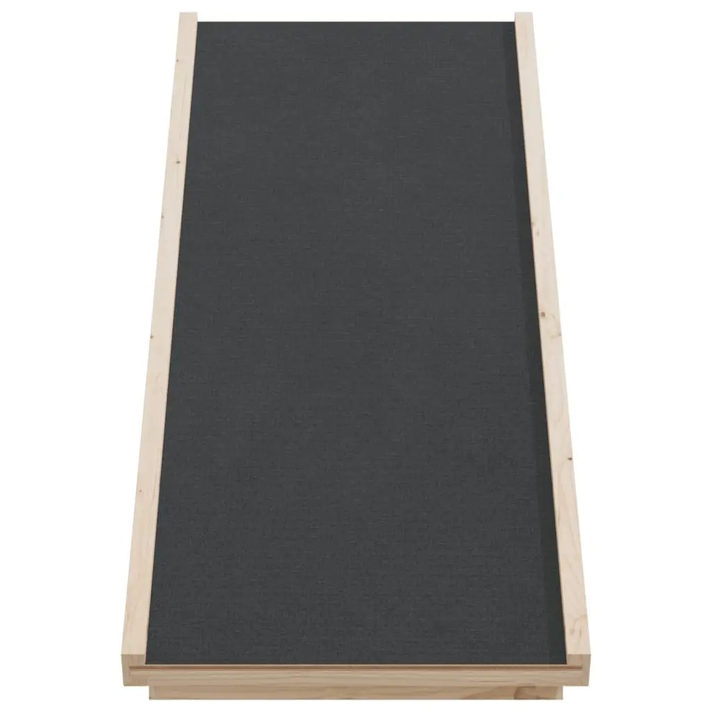 Dog Ramp Foldable Adjustable Height 100x40cm Grey Portable Access Ramp