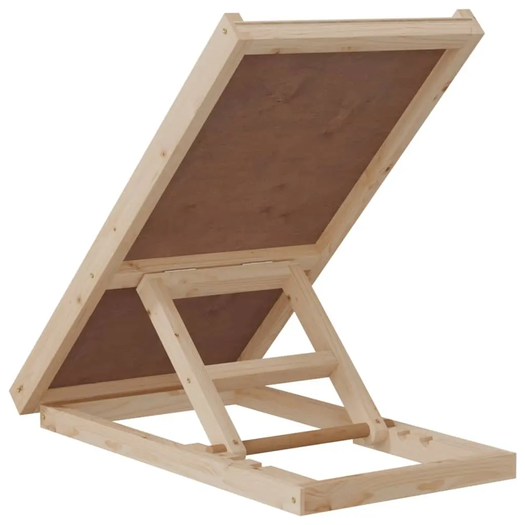 Pet Ramp Foldable Adjustable Height Portable Solid Wood Fir Grey